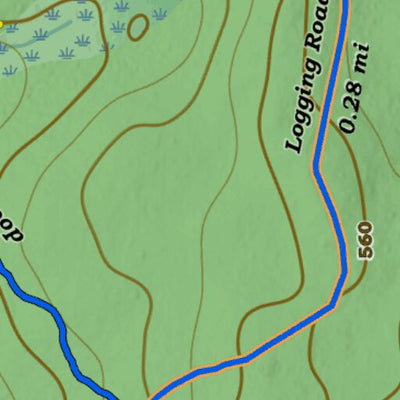 Granby Land Trust GLT Seth and Lucy Holcombe Preserve Trails digital map