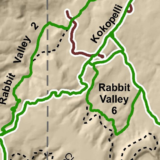 Rabbit Valley Trails Map by Grand Junction, Colorado Cycling Maps ...