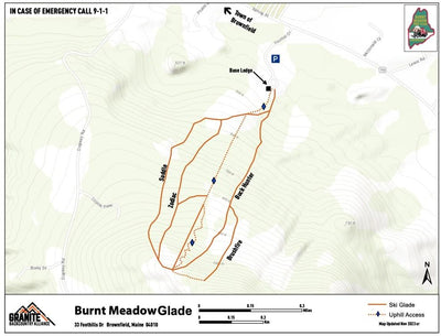 Granite Backcountry Alliance Brownfield - Burnt Meadow Glade digital map