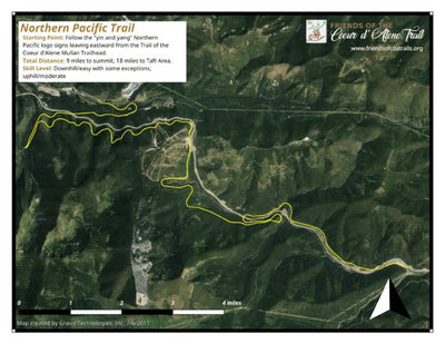Gravis Technologies, Inc. Bike Trail - Northern Pacific Trail digital map