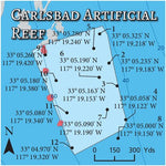 SoCal Fishing Maps - Carlsbad Artificial Reef Preview 1