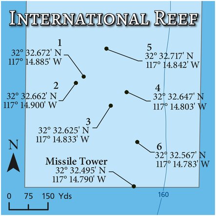 SoCal Fishing Maps - International Reef Preview 1