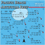 SoCal Fishing Maps - Pacific Beach Artificial Reef Preview 1