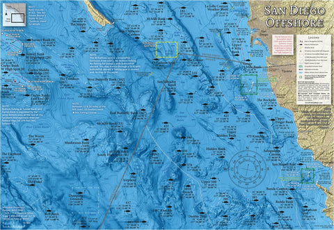 SoCal Fishing Maps - San Diego Offshore Preview 1