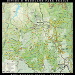 Great Outdoors Adventures Divide & Woodland Park - Front - 2024 Edition digital map