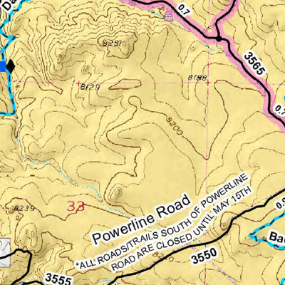 Great Outdoors Adventures Hartman Rocks Recreation Area Travel Map digital map