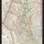 Great Outdoors Adventures Rampart Range Trails Map - Front digital map