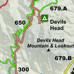 Rampart Range Trails Map - Front 2025 Preview 2