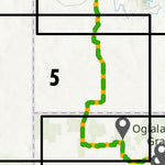 Great Plains Trail Alliance Great Plains Trail Nebraska-South Dakota Segment Index digital map