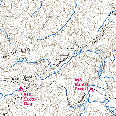 Great Smoky Mountains National Park NPS Calderwood 2017 digital map