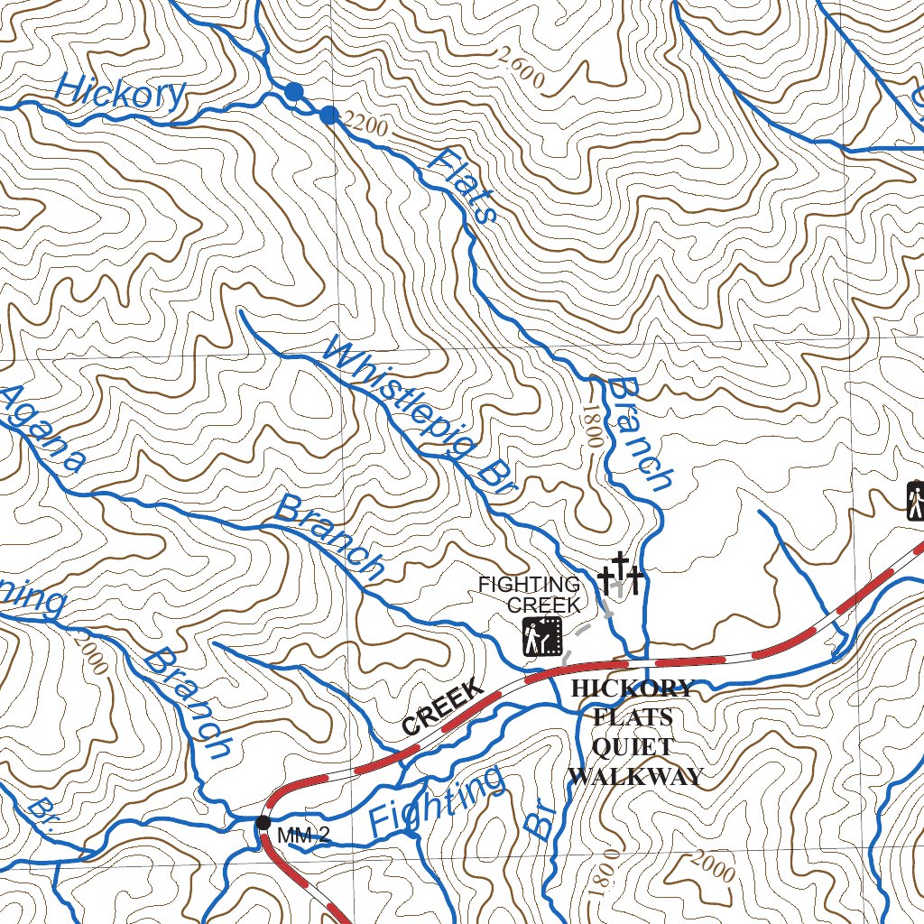 NPS Gatlinburg 2017 Map by Great Smoky Mountains National Park | Avenza ...