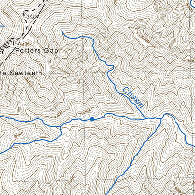 Great Smoky Mountains National Park NPS Mount Guyot 2017 digital map