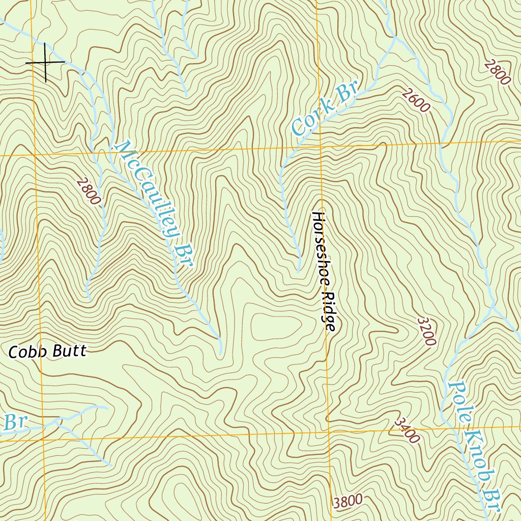 NPS/USGS 2016 Cades Cove Topographic Map by Great Smoky Mountains ...