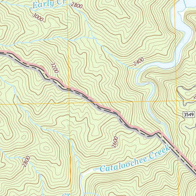 Great Smoky Mountains National Park NPS/USGS 2016 Cove Creek Gap Topographic Map digital map