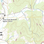 Great Smoky Mountains National Park NPS/USGS 2016 Fines Creek Topographic Map digital map