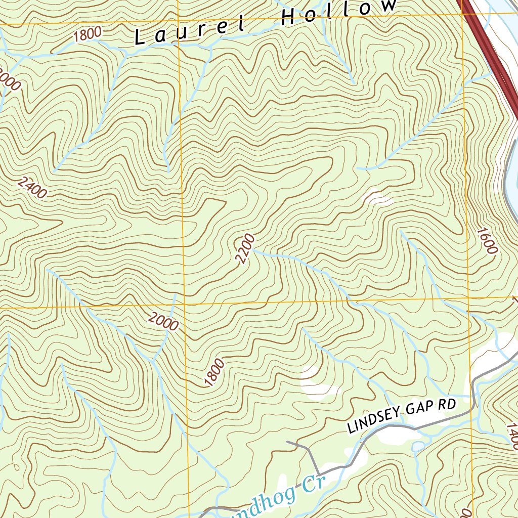 NPS/USGS 2016 Hartford Topographic Map by Great Smoky Mountains ...