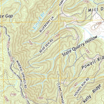 Great Smoky Mountains National Park NPS/USGS 2016 Kinzel Springs Topographic Map digital map