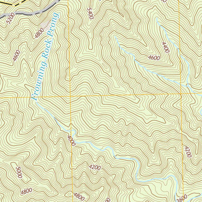 Great Smoky Mountains National Park NPS/USGS 2016 Mount Guyot Topographic Map digital map