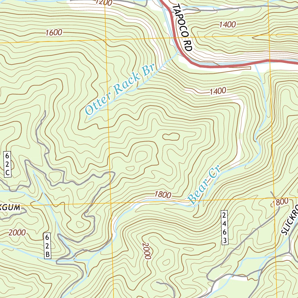 NPS/USGS 2016 Tapoco Topographic Map by Great Smoky Mountains National ...