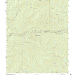 Great Smoky Mountains National Park NPS/USGS 2016 Thunderhead Mountain Topographic Map digital map