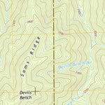 Great Smoky Mountains National Park NPS/USGS 2016 Thunderhead Mountain Topographic Map digital map