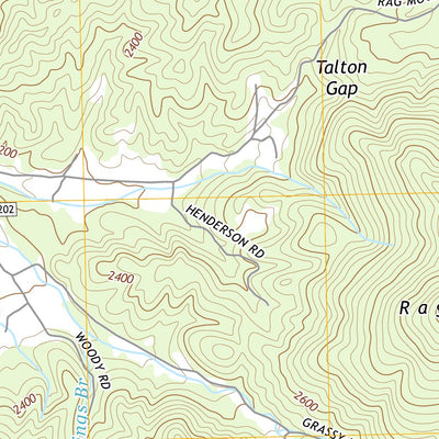 Great Smoky Mountains National Park NPS/USGS 2016 Waterville Topographic Map digital map