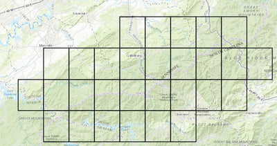 Great Smoky Mountains National Park NPS/USGS Great Smoky Mountains National Park 2016 Topographic Map Bundle bundle