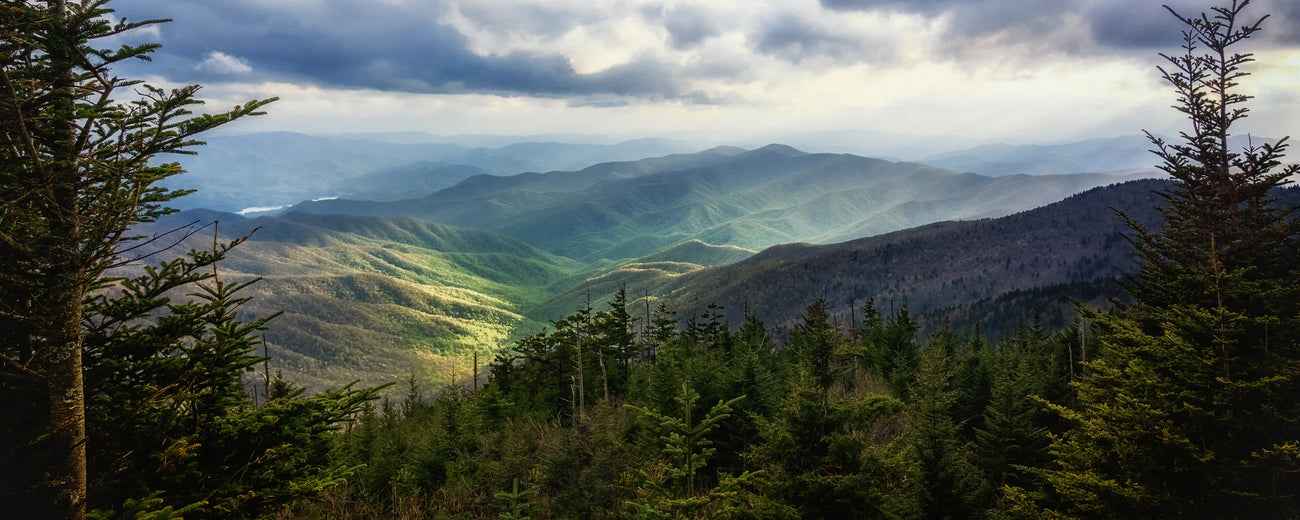 Great Smoky Mountains National Park view from Clingmans Dome