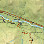 Green Mountain Club Camels Hump Hiking Trail Map digital map