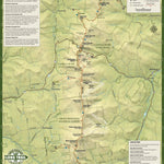 Green Mountain Club Monroe Skyline Hiking Trail Map digital map