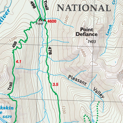 Green Trails Maps, Inc. 018: Pasayten Peak, WA digital map