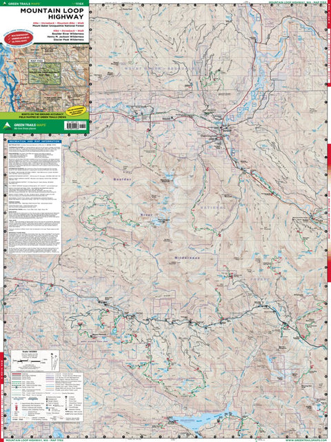 Green Trails Maps, Inc. 111SX: Mountain Loop Highway, WA bundle exclusive