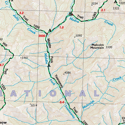 Green Trails Maps, Inc. 208SX:b Alpine Lakes East - Stuart Range, WA bundle exclusive
