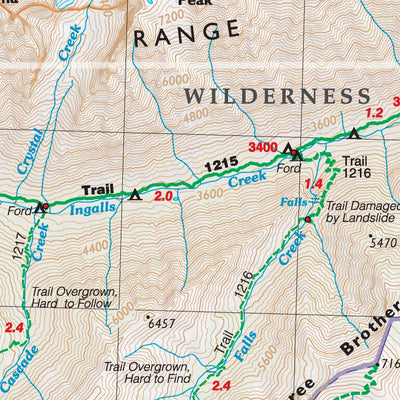 Green Trails Maps, Inc. 209: Mount Stuart, WA digital map