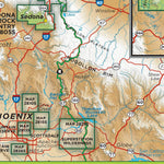 Green Trails Maps, Inc. 2805S:a Sedona - Red Rock Country, AZ bundle exclusive
