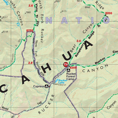Green Trails Maps, Inc. 2934S:b  Chiricahua Mountains, AZ bundle exclusive
