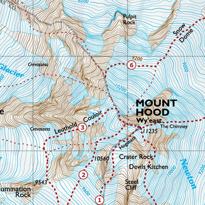 Green Trails Maps, Inc. 462SX:b Mt Hood Climbing, OR bundle exclusive