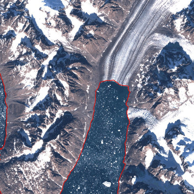 Greenland Institute of Natural Resources Kangerlussuaq East Greenland bathymetry digital map