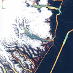 Greenland Institute of Natural Resources Umiivik - Uummannaq region East Greenland bathymetry digital map