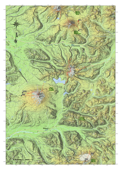 GRGeo Araucanía Andina Zona Norte digital map