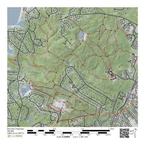 Beebe Woods Map by GSL  Avenza Maps