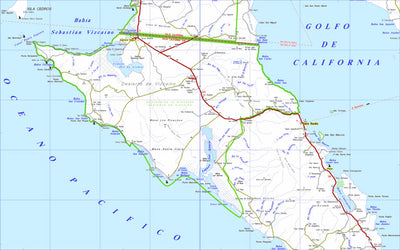 Guia Roji Baja California Sur / PLC M3 / área norte digital map