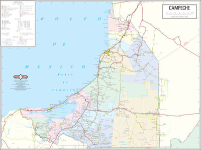 Guia Roji Campeche / Estado / 4 digital map