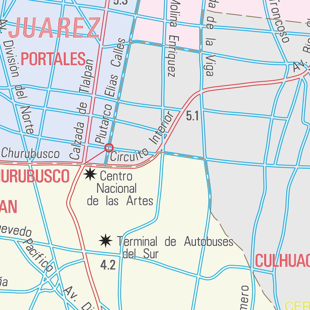 CDMX-DF / Estado / 9 Map by Guia Roji | Avenza Maps