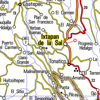 Guia Roji CDMX Megalópolis / PLC M43 / región Morelos digital map