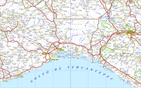 Guia Roji Chiapas / PLC M33 / área Tehuantepec digital map