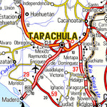 Guia Roji Chiapas / PLC M34 / área frontera digital map