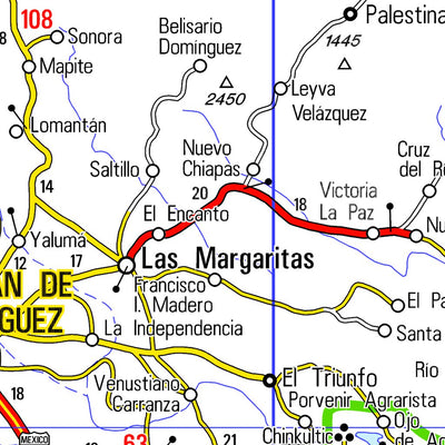 Guia Roji Chiapas / PLC M35 / área sur digital map