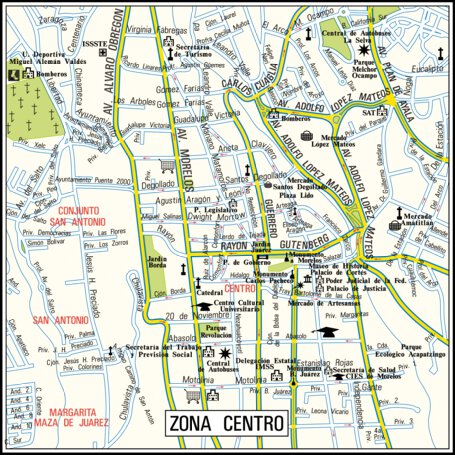 Guia Roji Ciudad de Cuernavaca - Centro bundle exclusive