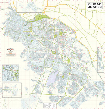 Guia Roji Ciudad Juárez digital map